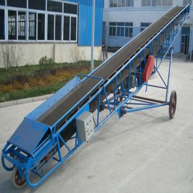 Mobile Belt Conveyor with adjustable height
