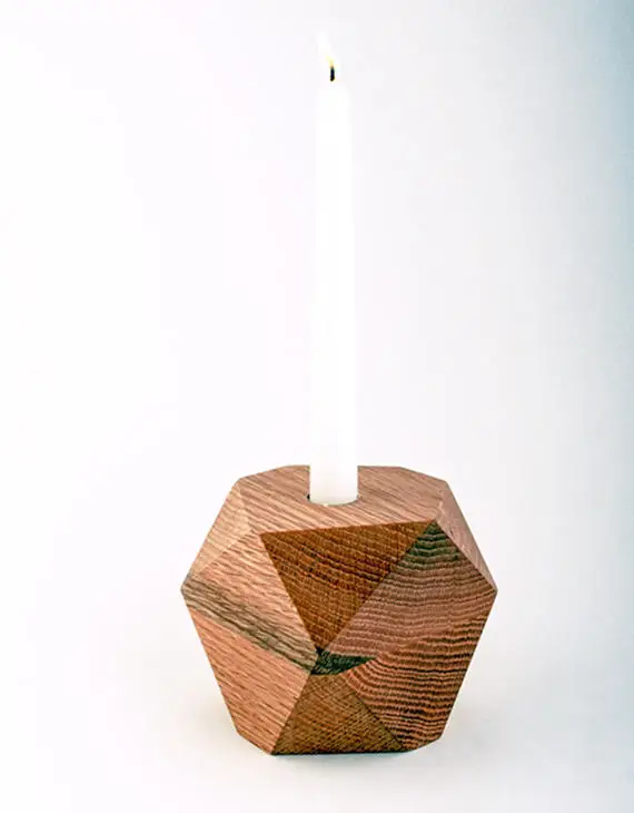 
Geometric candle holder 
