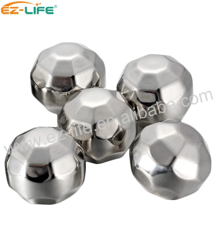 Most Popular Items Reusable stainless steel ice cube   Diamond  Whiskey Stones with Tongs bottle stopper gift set