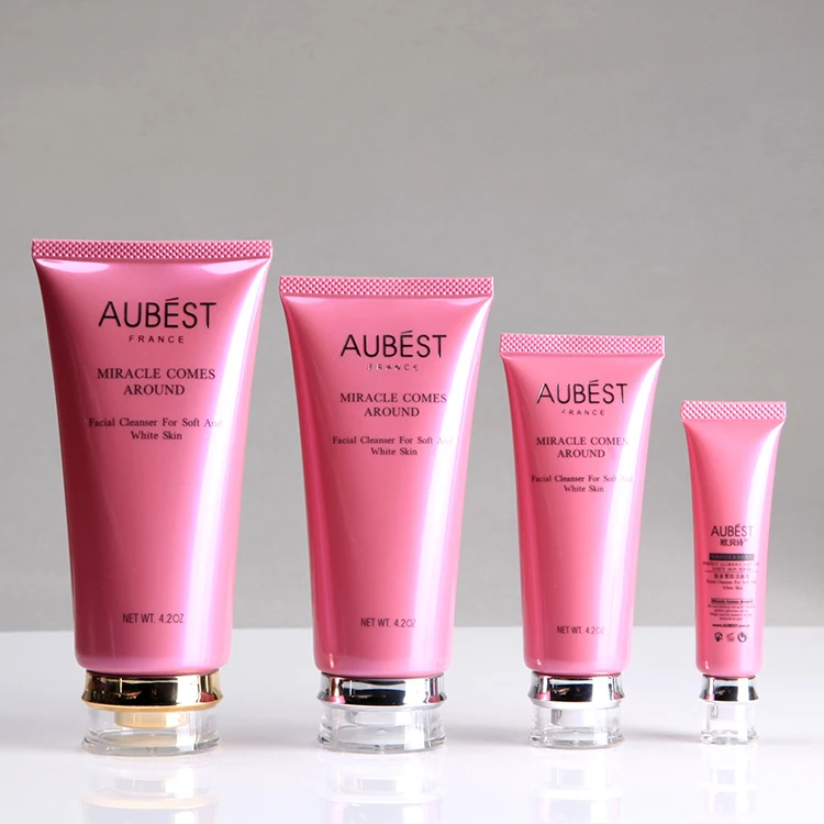 
screen printing customized cosmetic plastic tube 