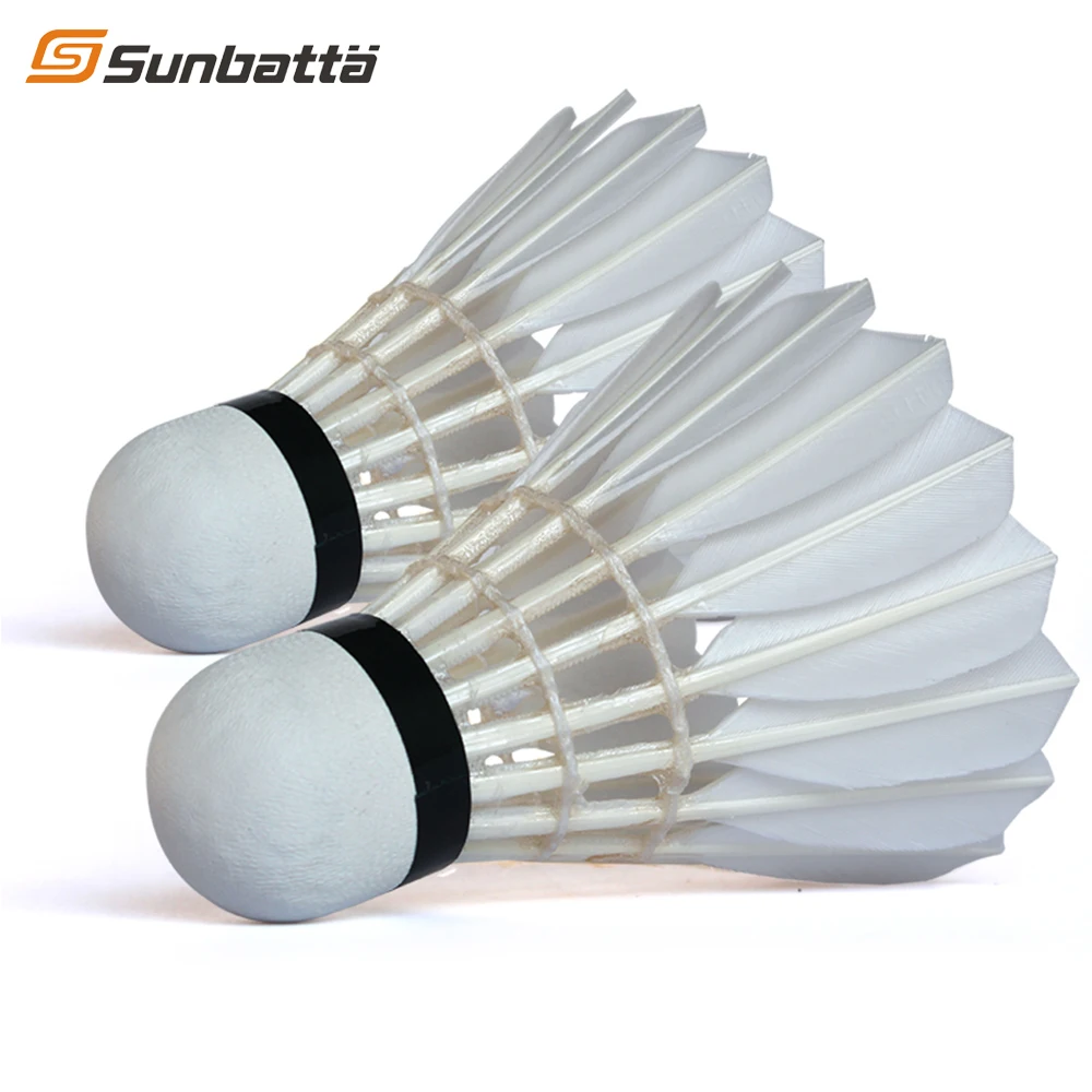 Wholesale Factory Directly Good Quality Top Grade Duck Feather Softwood Ball Head Professional Shuttle cock