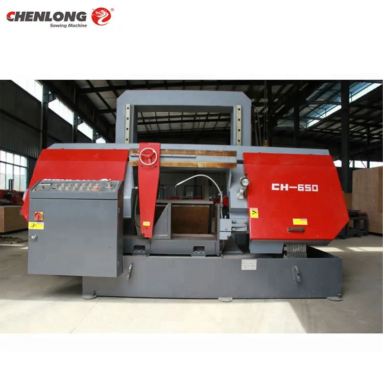 CHENLONG CH-650 Horizontal Metal Band Saw Machine / Metal Cutting Saw