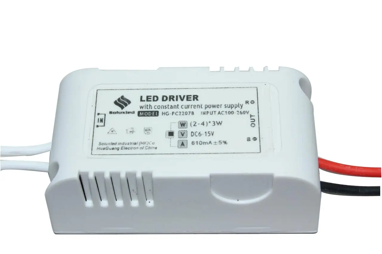 soluxled внешний светодиодный драйвер для внутреннего потолочного освещения с постоянного тока питания