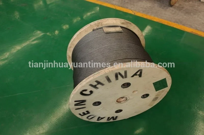 8mm high strength carbon elevator steel  rope