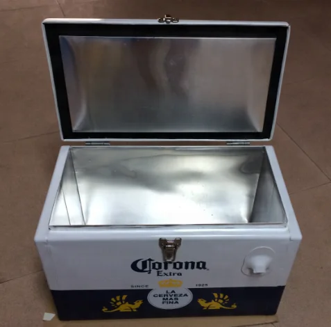 hot sale metal square cooler box ice bucket