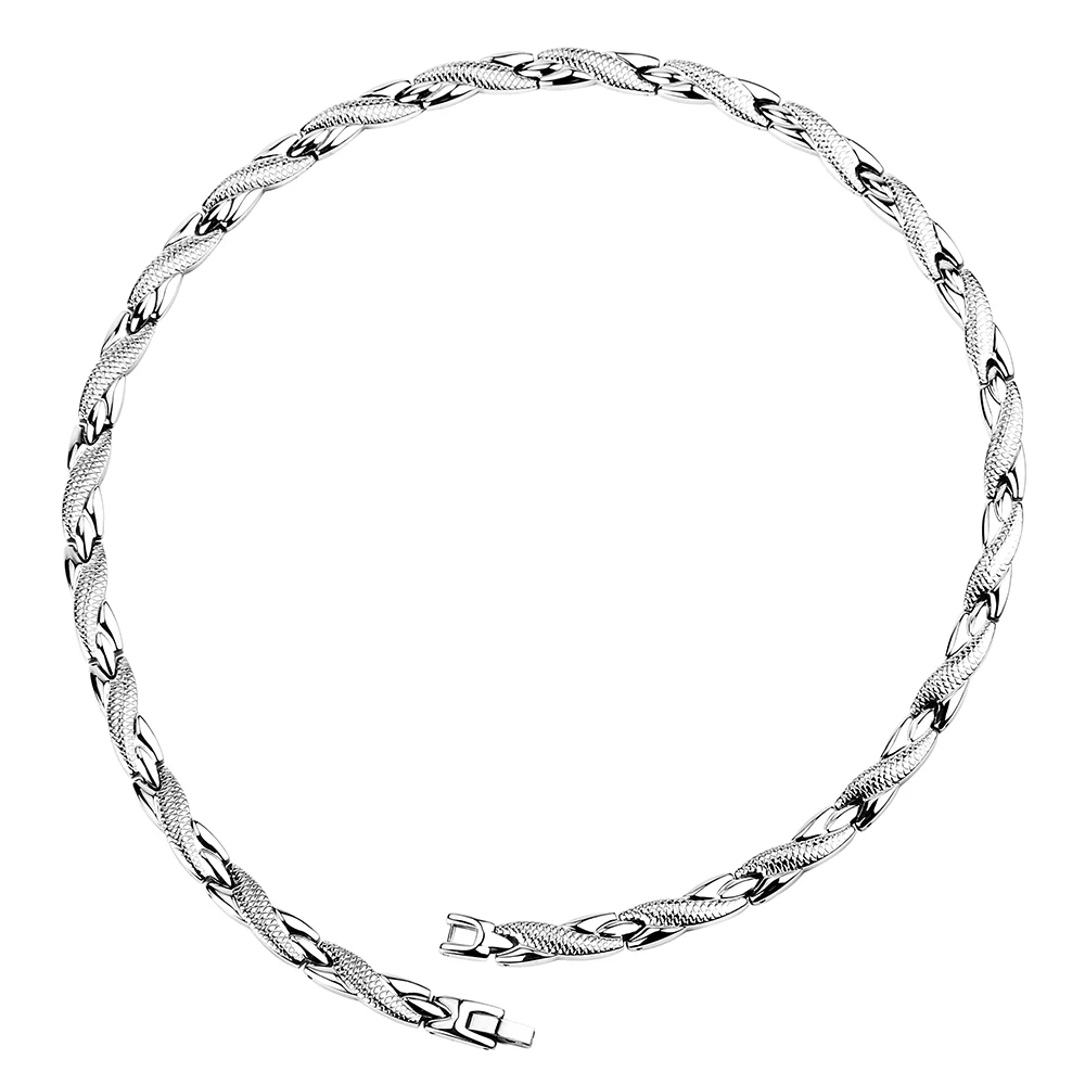 Anniversary Occasion Silver Jewelry  Snake Stainless Steel Necklace For Women And Girls