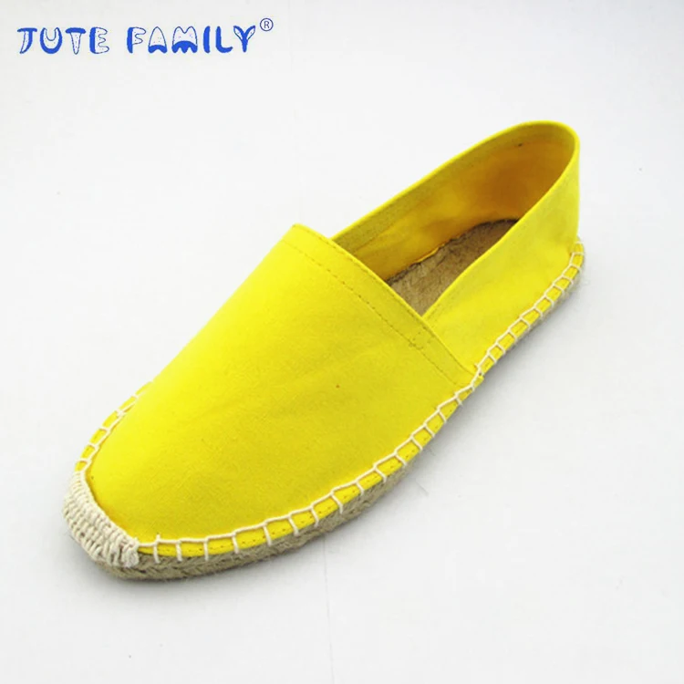 Wholesale Cheap Natural Hemp Sole Womens Flat Canvas Shoes Espadrilles
