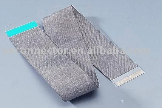 conductive cloth covered 1.25mm Pitch FFc cable jumper cable flexible flat cable