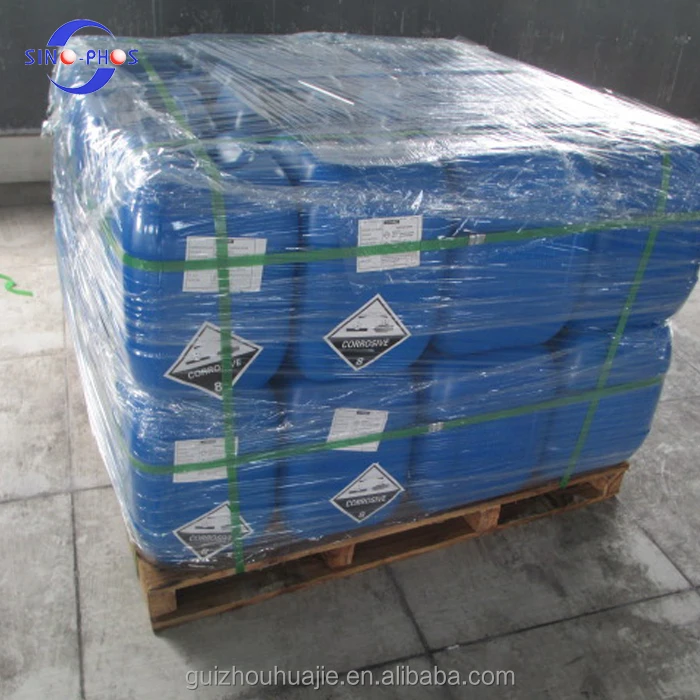 Industrial grade 85% phosphoric acid h3po4