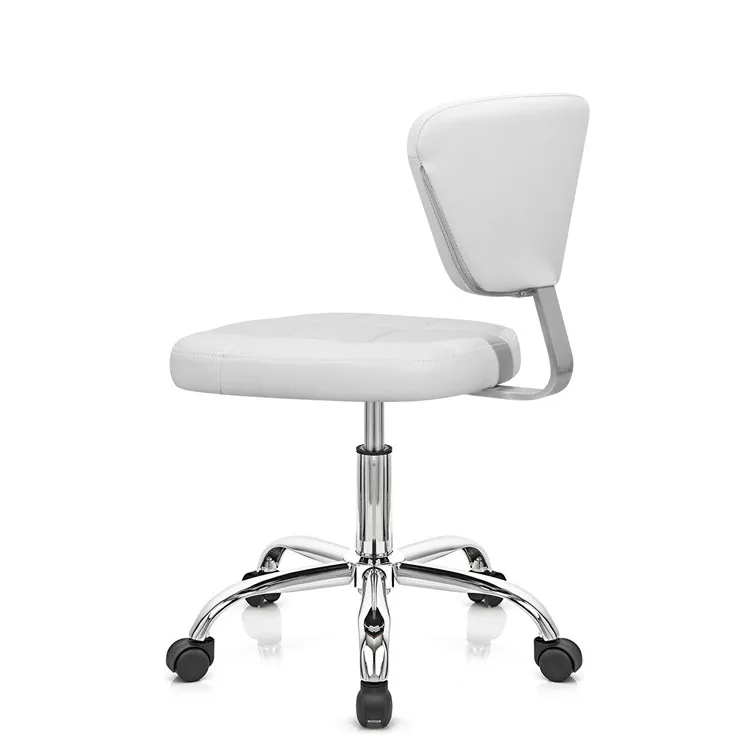 funky design PU seat height back salon shop stool