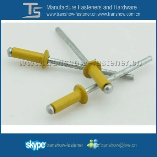 black painted Steel pop blind rivet