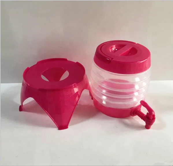 Portable Folding 5.5 L Collapsible Beverage Water Dispenser for Outdoor Drink