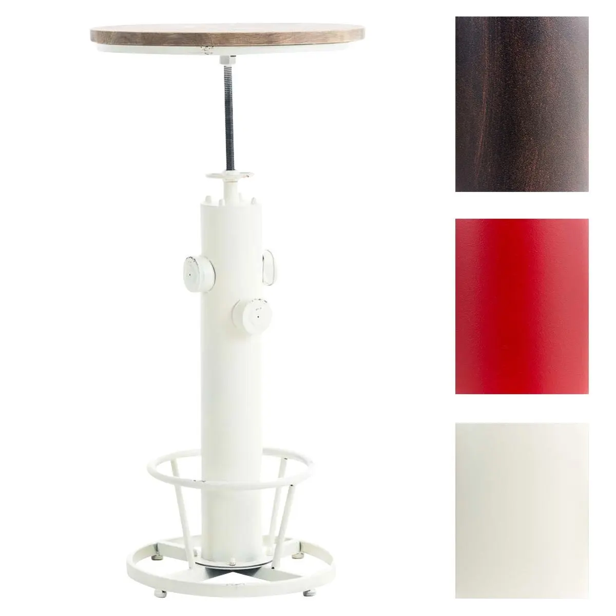 Rusty Look Kitchen High Table Aged Finish