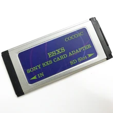 Free Shipping SD to Camcorder SXS Pro Card Reader Expresscard Adapter Support 128GB SDHC SDXC Card