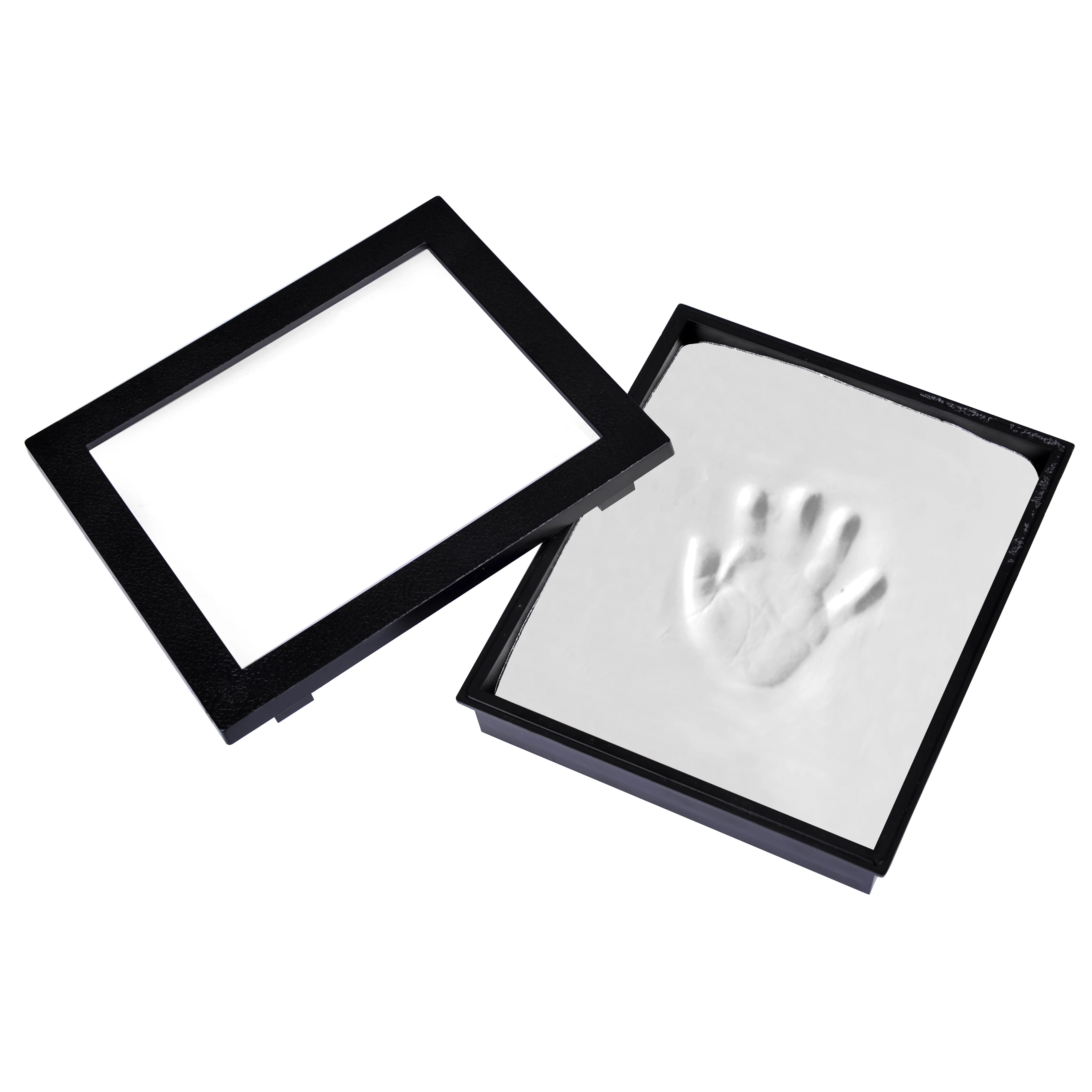 Baby Handprint Footprint Clay Photo Frame