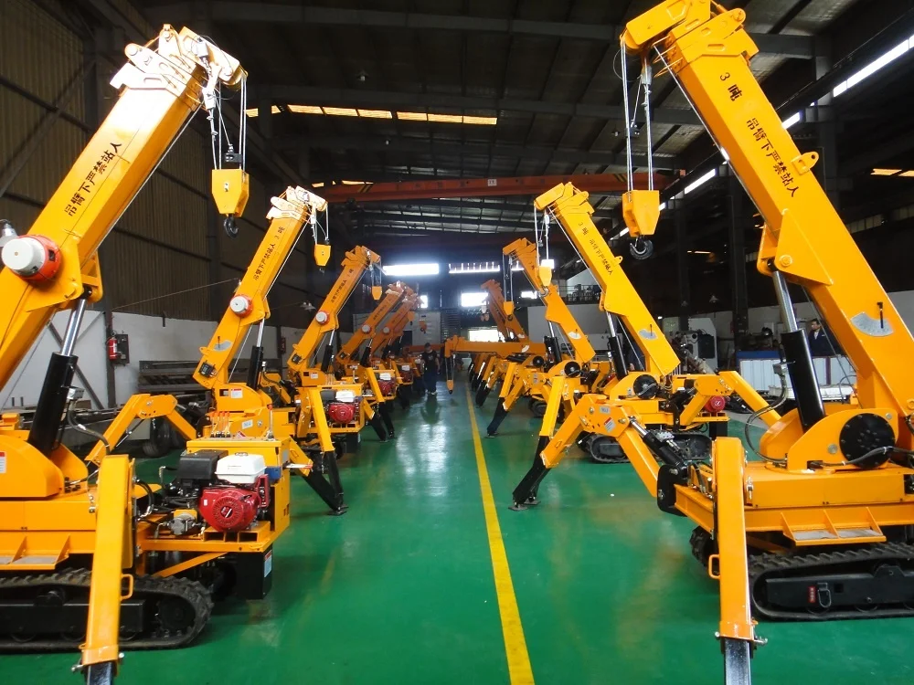 Конкурентоспособная цена, портативный Подъемный Кран-паук 3 Тонны с сертификатом CE