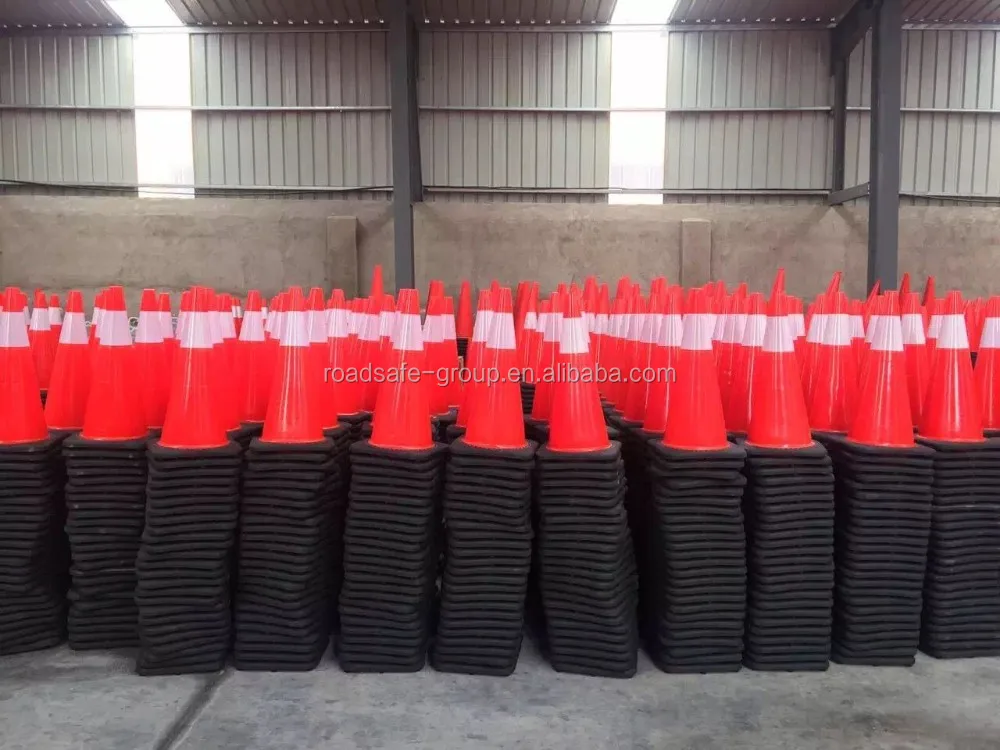 36inch 90cm Durable safety pvc traffic cone with base