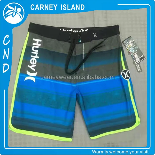 Custom surf 4 way stretch printed hurley wholesale mens boardshorts