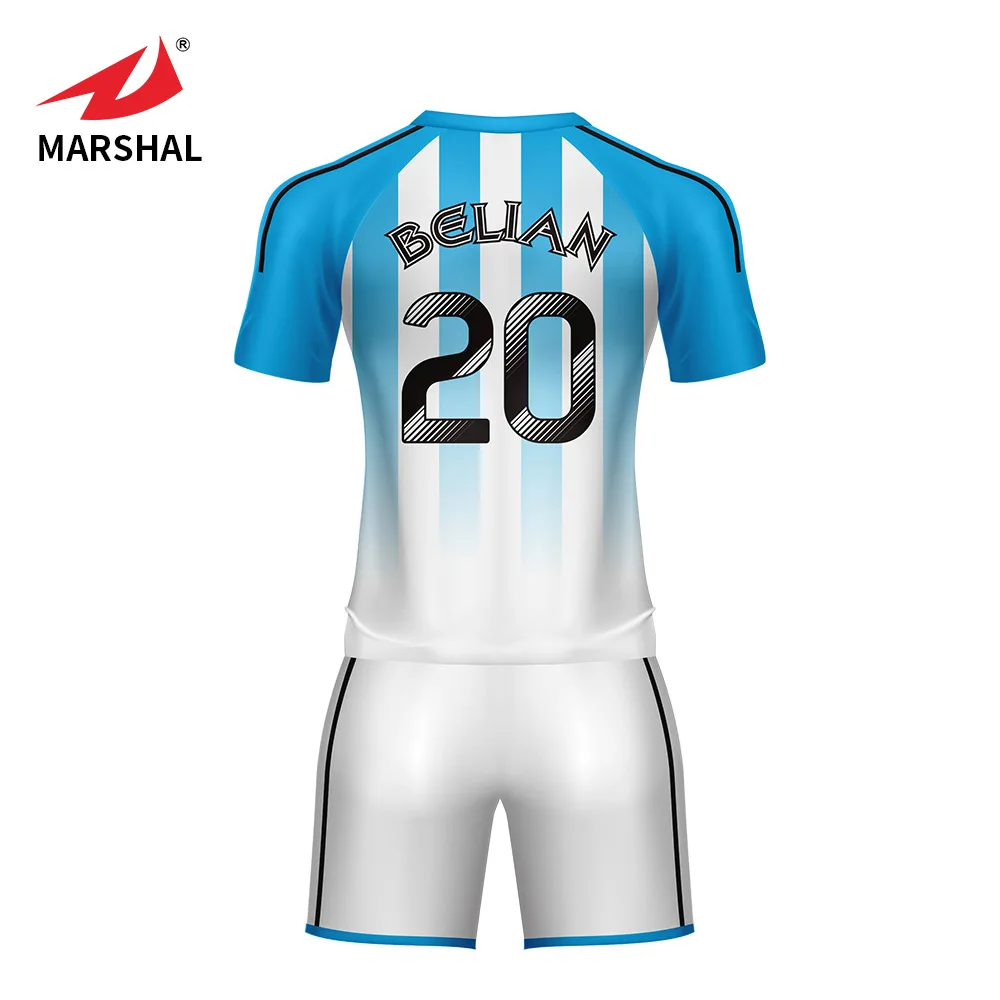 Hot sale soccer jersey football jersey set OEM custom for boys and girls