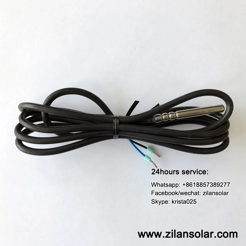 Temperature sensor PT1000 for solar water heater controller