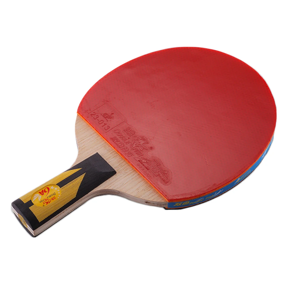 Double Fish 6A table tennis bat with ittf pingpong rubber
