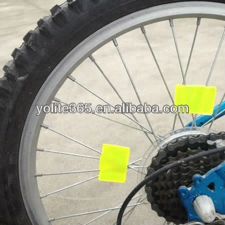 Hot Sale White Heart Shape CE EN13356 Bicycle Spoke Safety Reflector