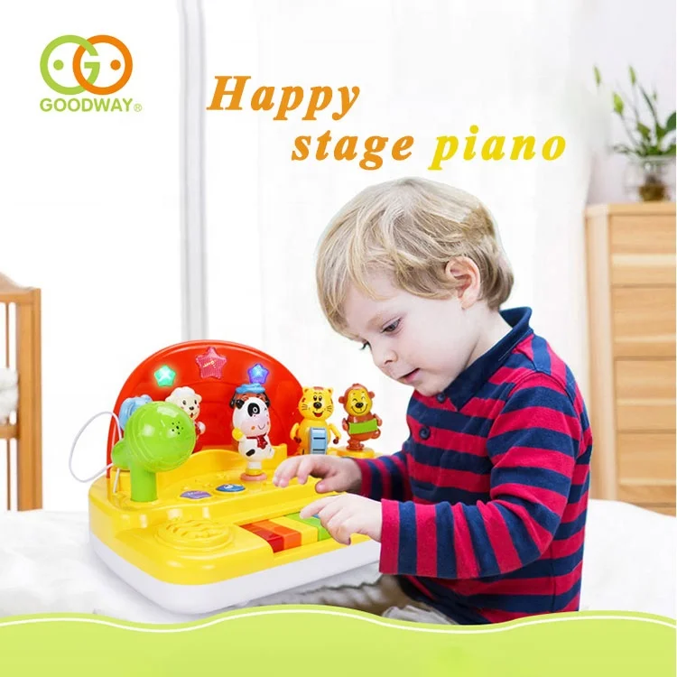 Funny Cartoon Dancing Animal Kids Music Learning Piano Keyboard Toy