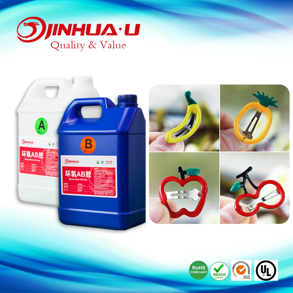 Manufacturer Professional Liquid Transparent 2 Part AB Epoxy Doming Resin Glue