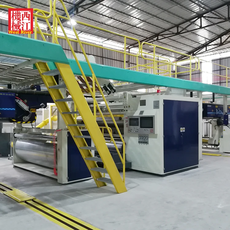 
Automatic Carton Box Making Machine Corrugated Board Production Lines 3/5/7Ply High Speed PLC Control 