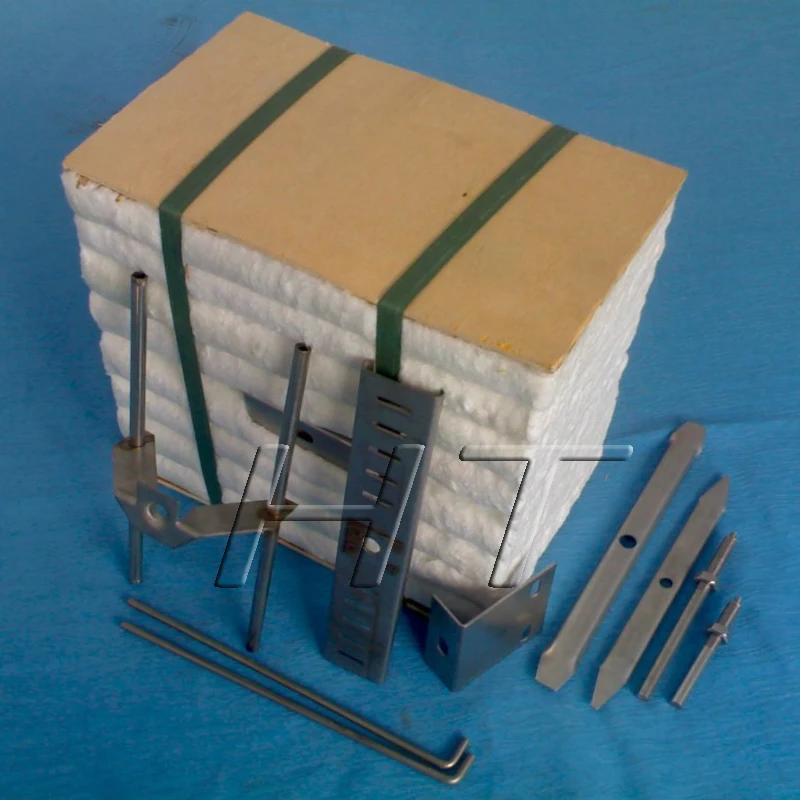 HT алюминиевый силикат огнеупорный керамический волоконный изоляционный модуль с Анкерной системой