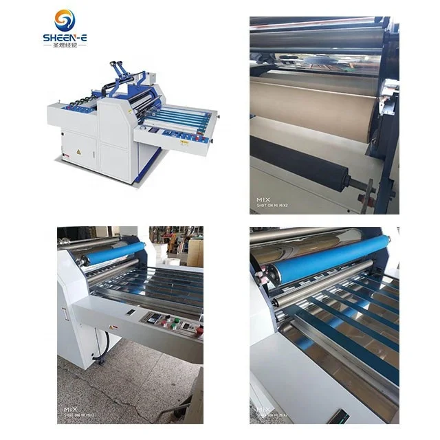 
hot sell semi auto glueless film laminator/thermal roll laminator 