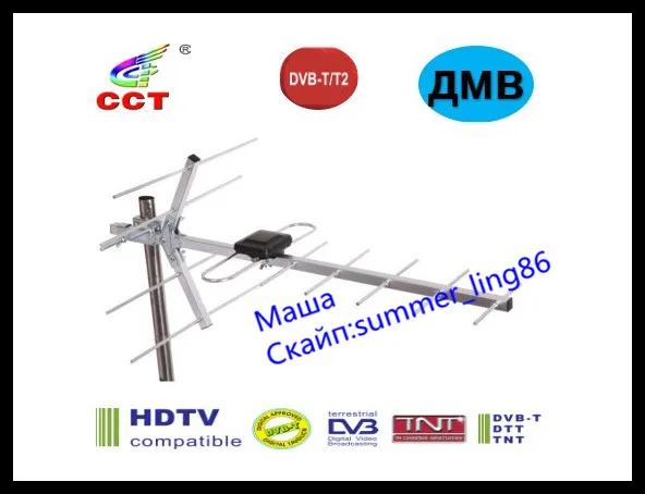 ПАССИВНАЯ ТЕЛЕВИЗИОННАЯ АНТЕННА НАРУЖНАЯ ДИАПАЗОНА ДМВ БЕЗ УСИЛИТЕЛЯ