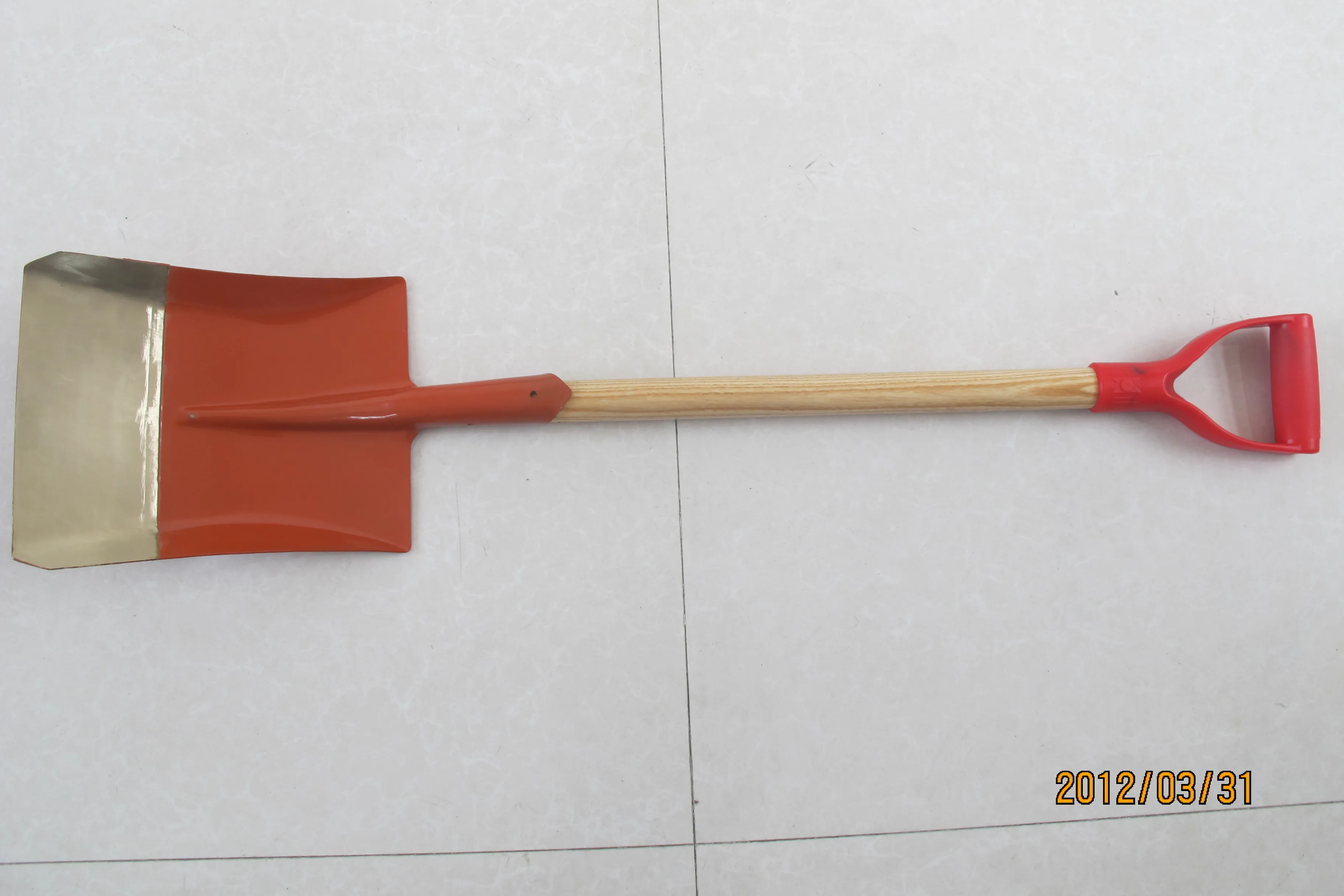 beryllium copper or aluminum bronze non sparking 240x420mm square shovel