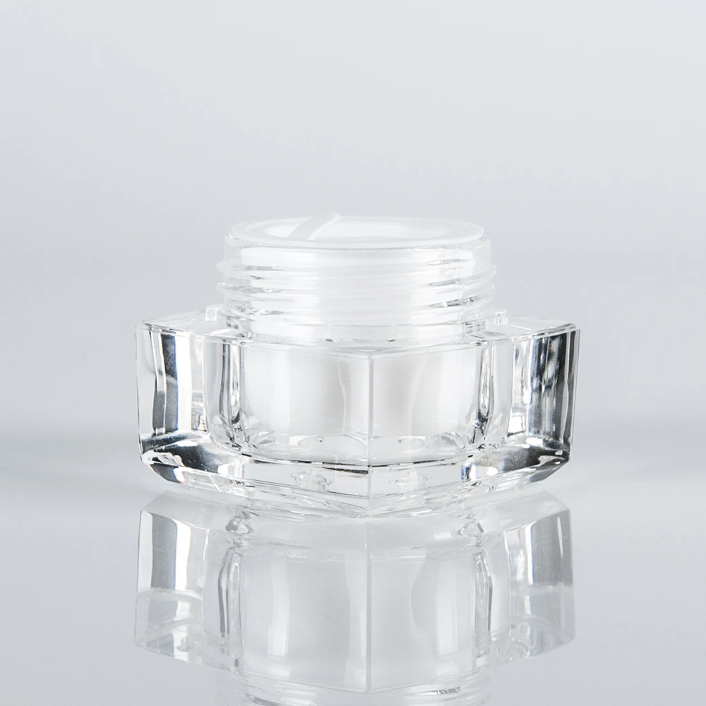 skin care face cream container square 5g 10g 15g 30g 50g acrylic cosmetic jar