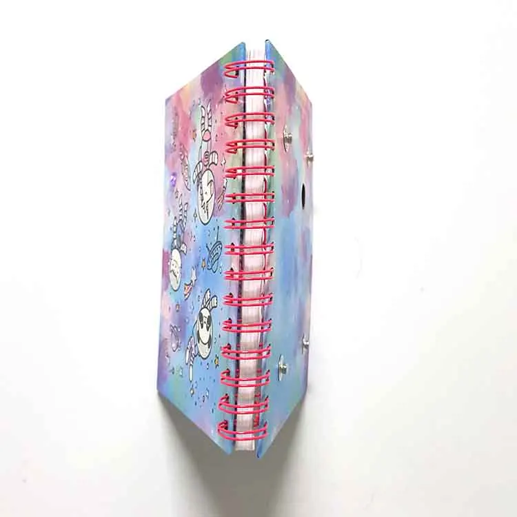 
new arrivals 2018 school stationery A5 szie diary journal student custom hardcover notebook with led light 