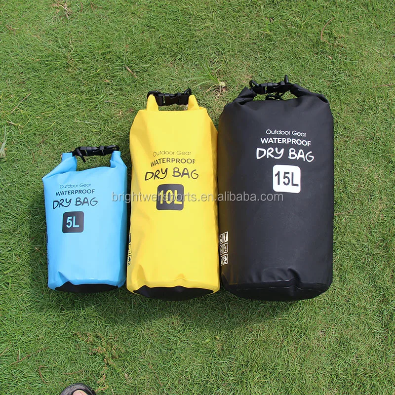 
Lightweight Water Proof Dry Sack Outdoor PVC Compression Dry Pack Bag 