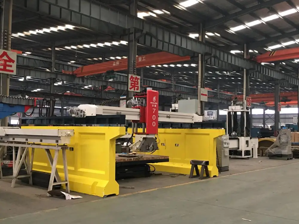 Hualong Machinery HLSQ-700 Laser Stone Granite Bridge Saw Stone Cutting Sawing Machinery With Cheap Price