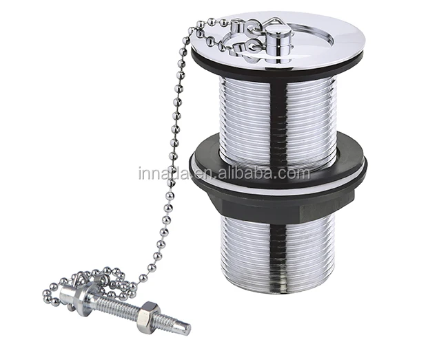 UK Design Brass Basin Drainer Sink  Drain  Washbasin Waste Strainer with Plug