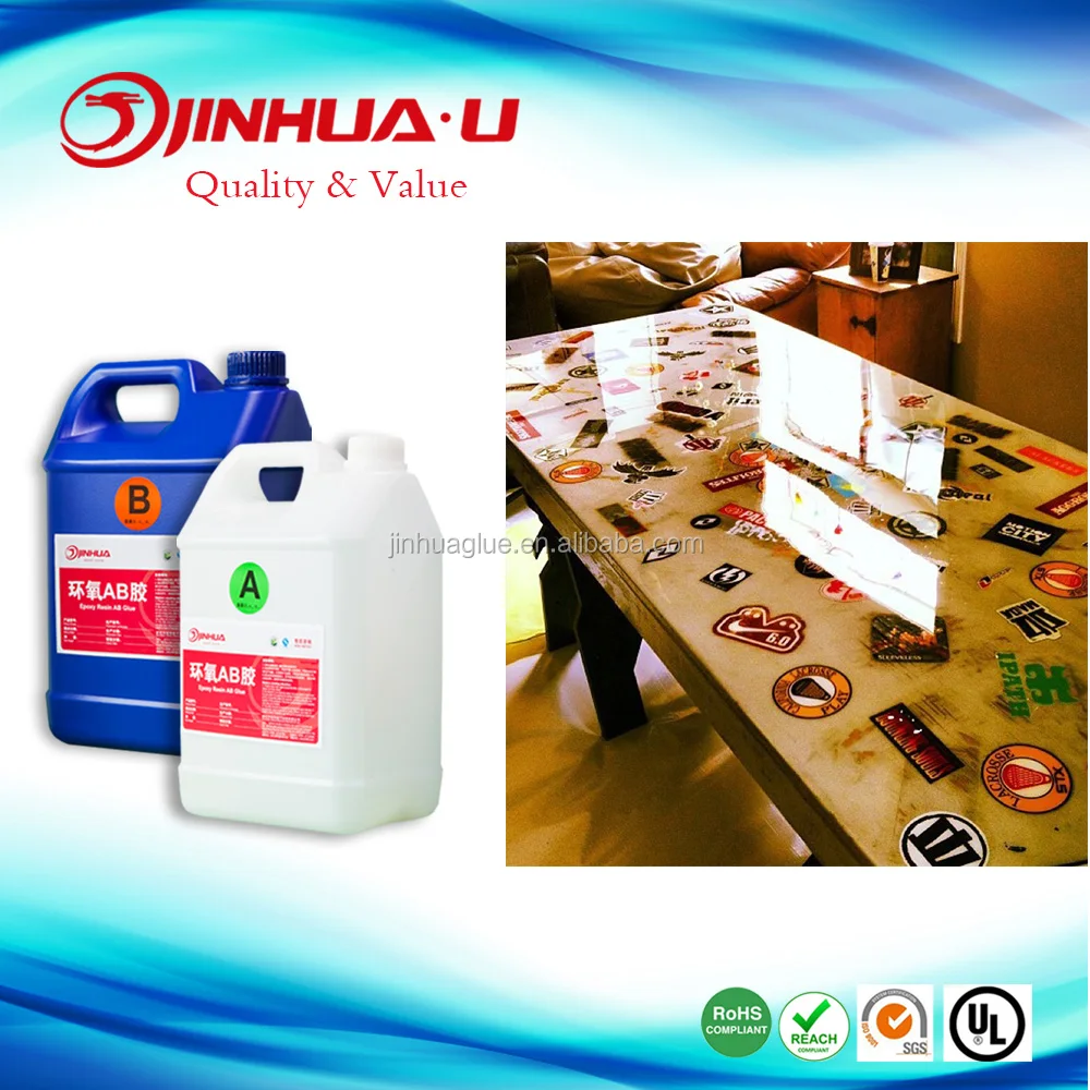 Crystal Clear Epoxy Resin for Wood Table Coating