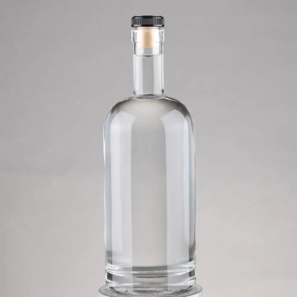 whiskey clear empty glass 700ml bottles wine factory