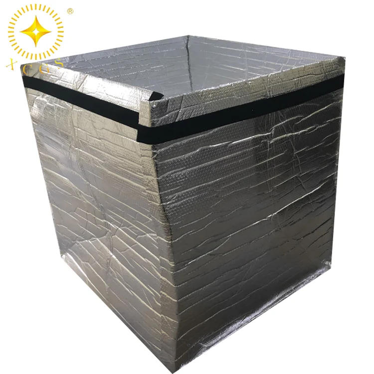 Power Plastics Industrial Food Pallet Temperature keep Cover Foil Reflective Thermal Pallet Covers