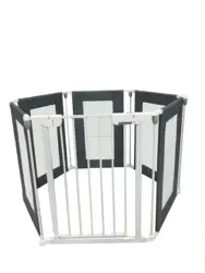 Portable Easy Folding Indoor Fabric Large Toddler Safety Fence Baby Playpen with Gate for Kids
