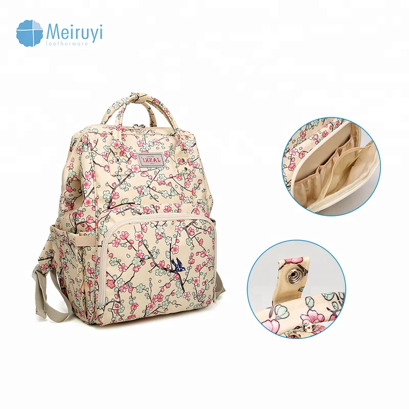Цифровой индивидуальный дизайн напечатаны пеленки back pack Многофункциональный рюкзаки private label Мама подгузник сумка