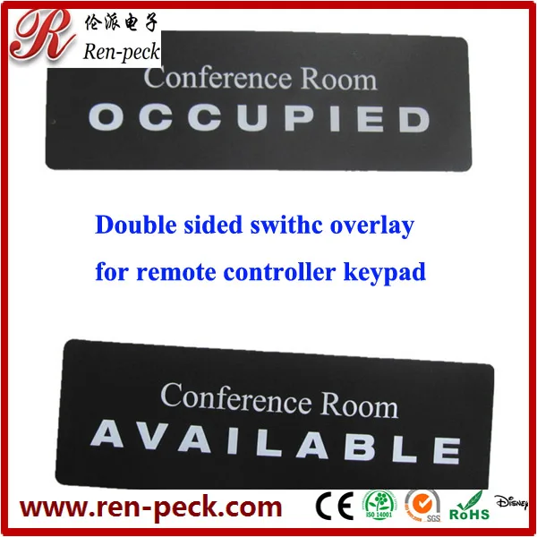 Professional manufacture supply keypad overlay with high quality