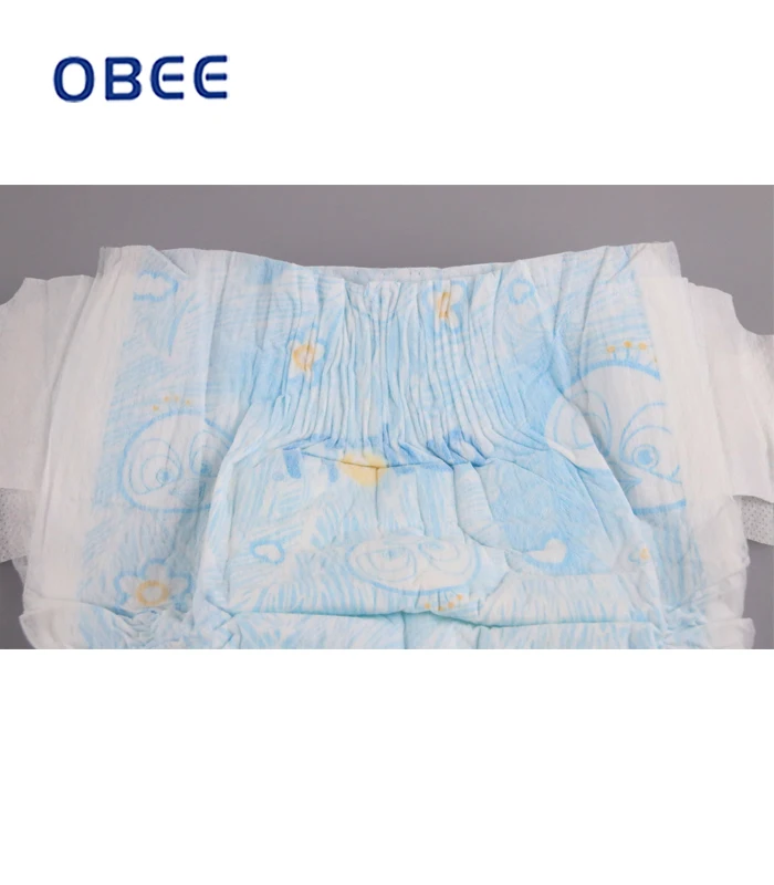 Clothlike backsheet of B grade disposable baby diapers stocklots in bales which is hot selling in Africa Market