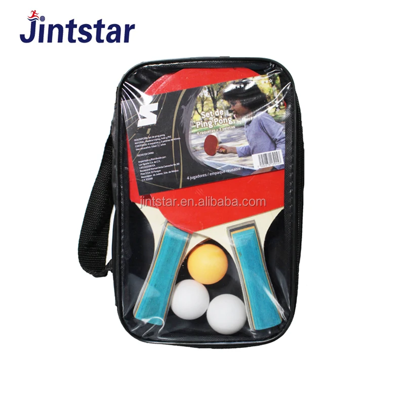 
Promotional table tennis rackets pingpong racquet set with table tennis balls 