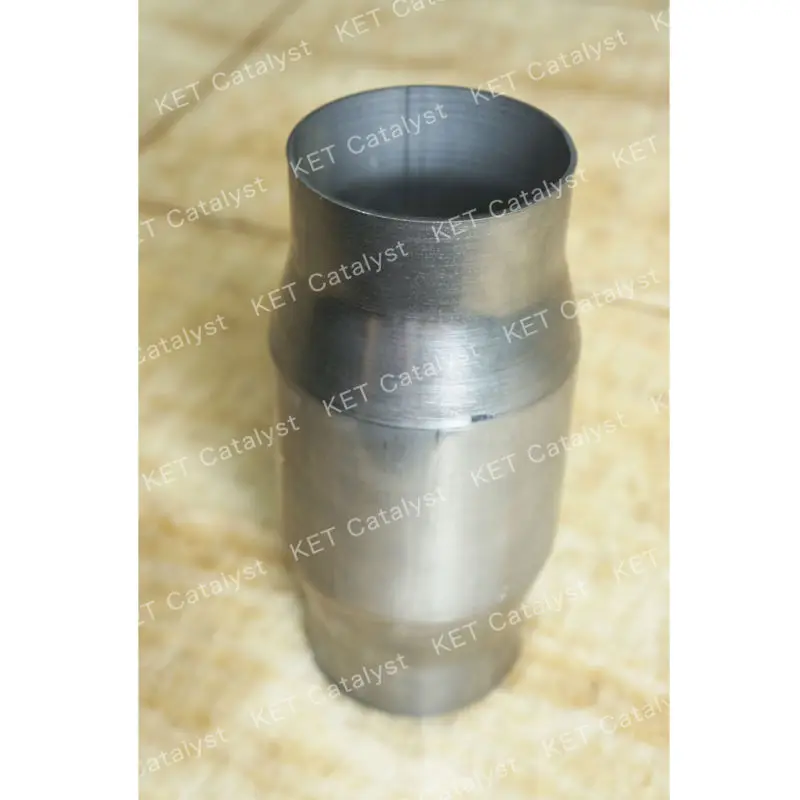 KET Metal substrate Catalyst Euro4 Exhaust high flow catalytic converter stainless with 3 inch OBD II CAT