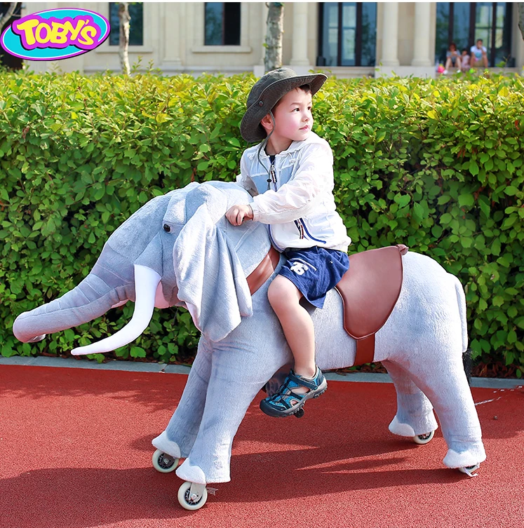 Специальное предложение на последний день, слон, плюшевая игрушка, механическая лошадь, ходячая игрушка на колесах