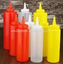 12 унц. прозрачная пластиковая барбекю соус с завинчивающейся крышкой