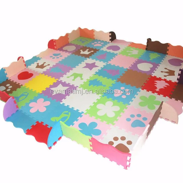 eva foam wood grain foam mat baby floor tiles interlocking eva child play eva flooring
